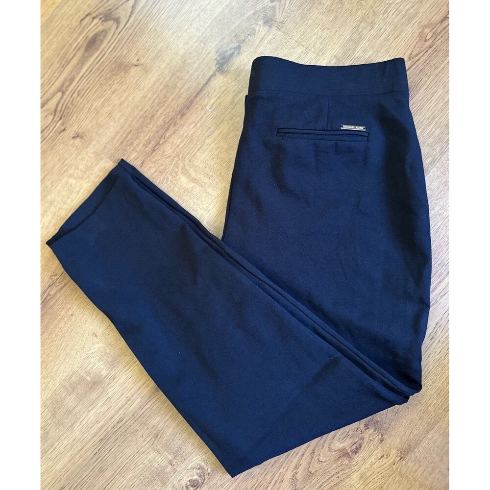 MICHAEL Michael Kors Black Pull On Dress Pants, Stretch, Lg, Comfy & Business